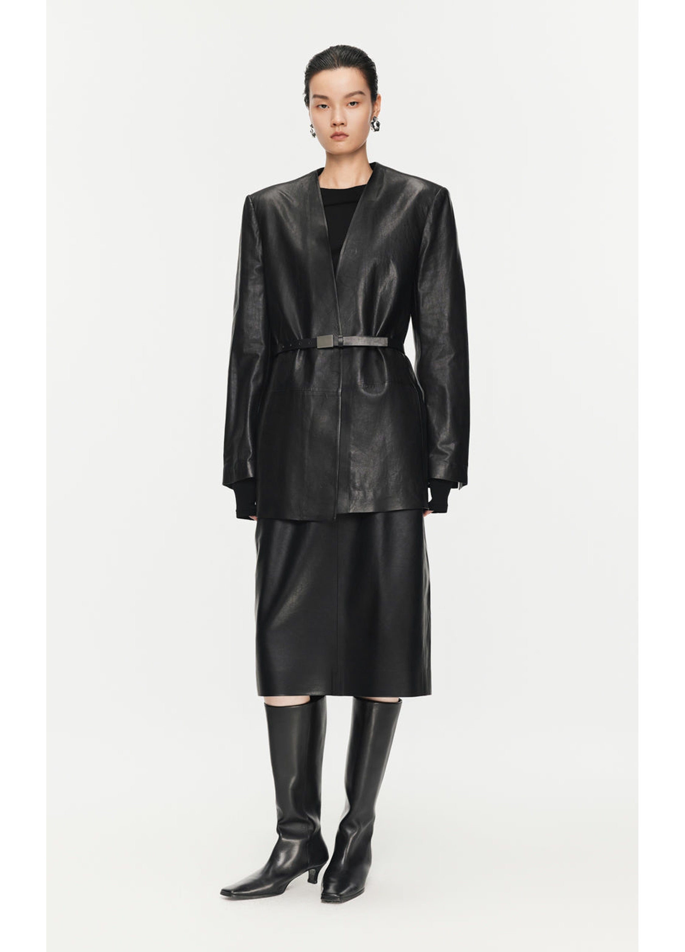 Gonna in PU a vita media (lunghezza media)