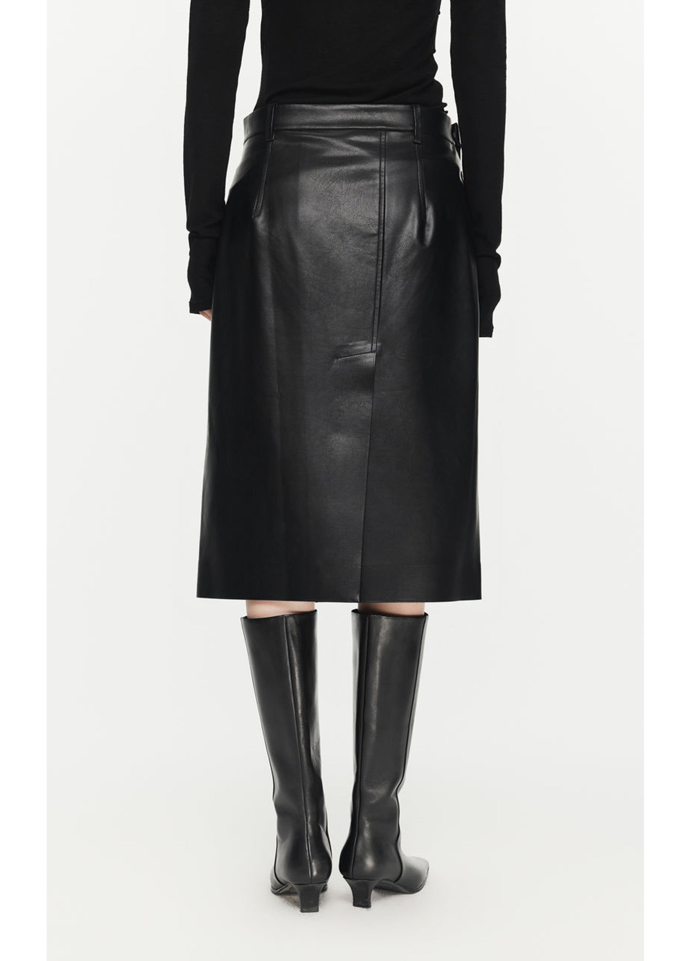 Gonna in PU a vita media (lunghezza media)