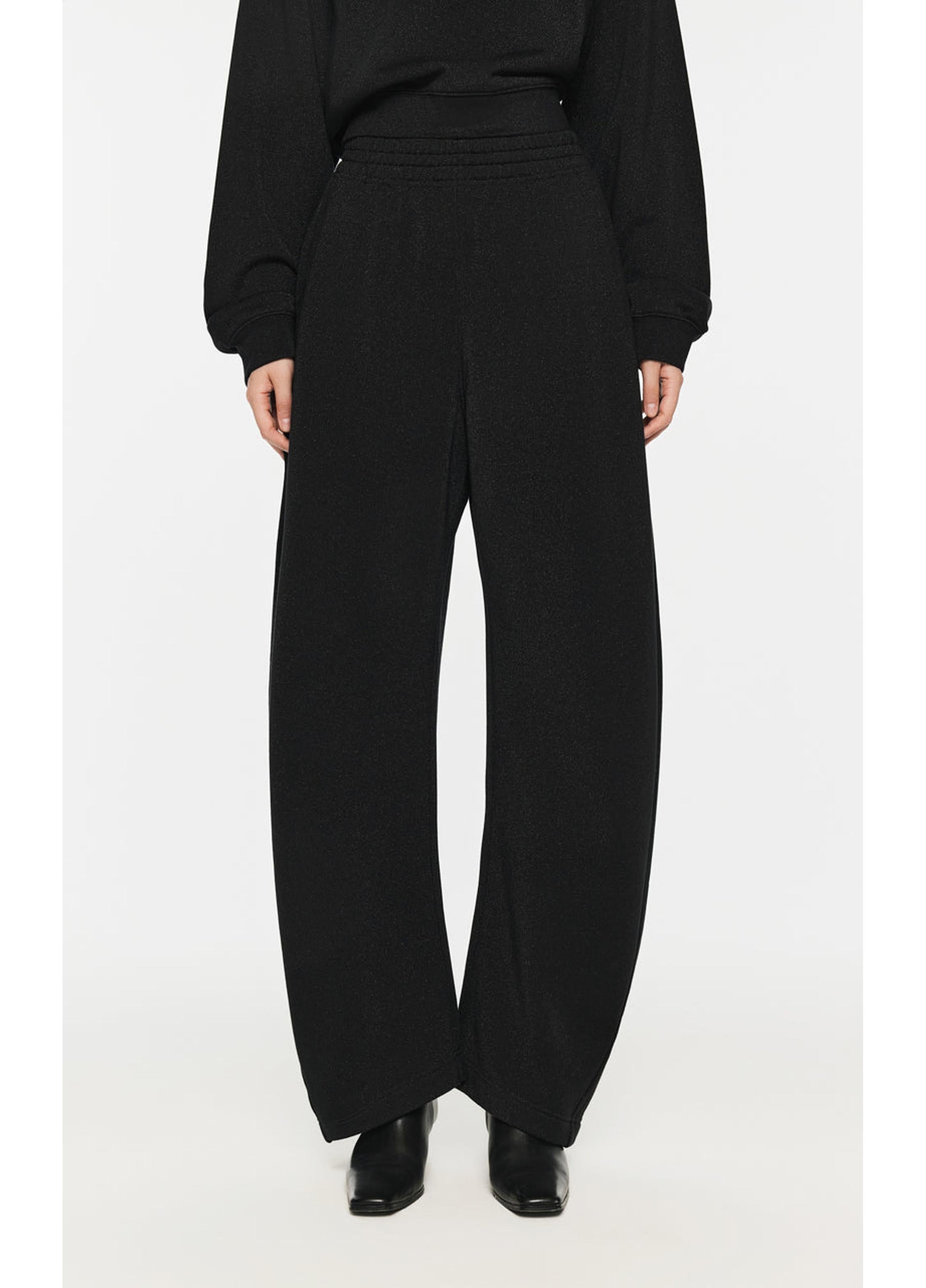 Pantaloni casual a banana scintillanti