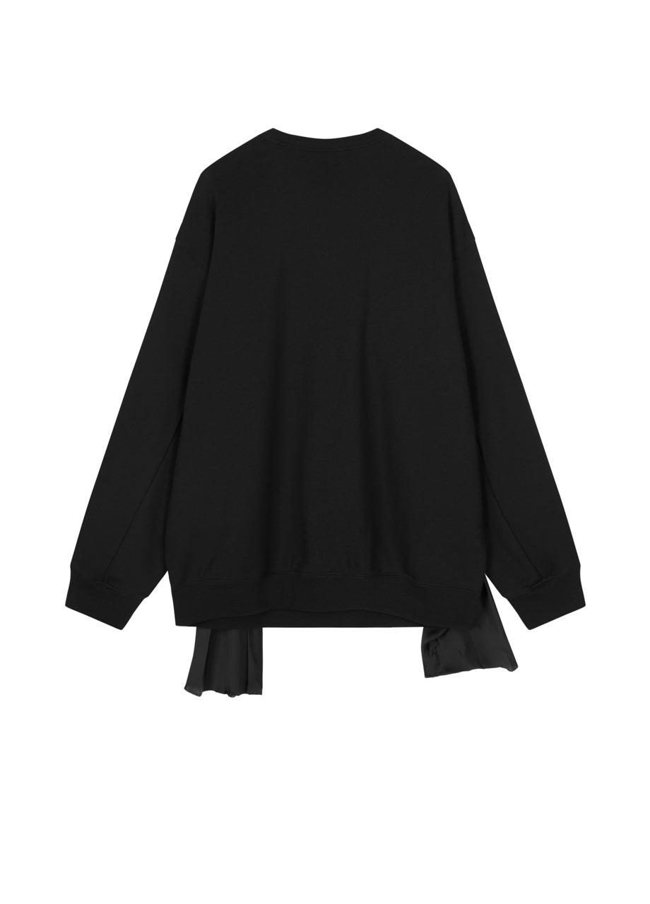 Felpa con cappuccio e fiocco tridimensionale (industria pesante)