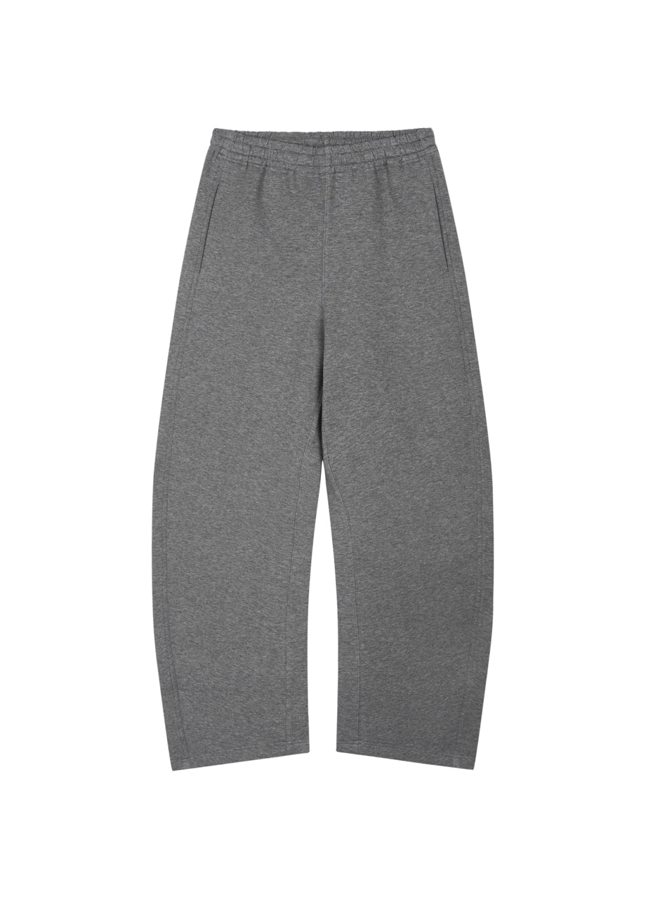 pantaloni casual larghi e curvi