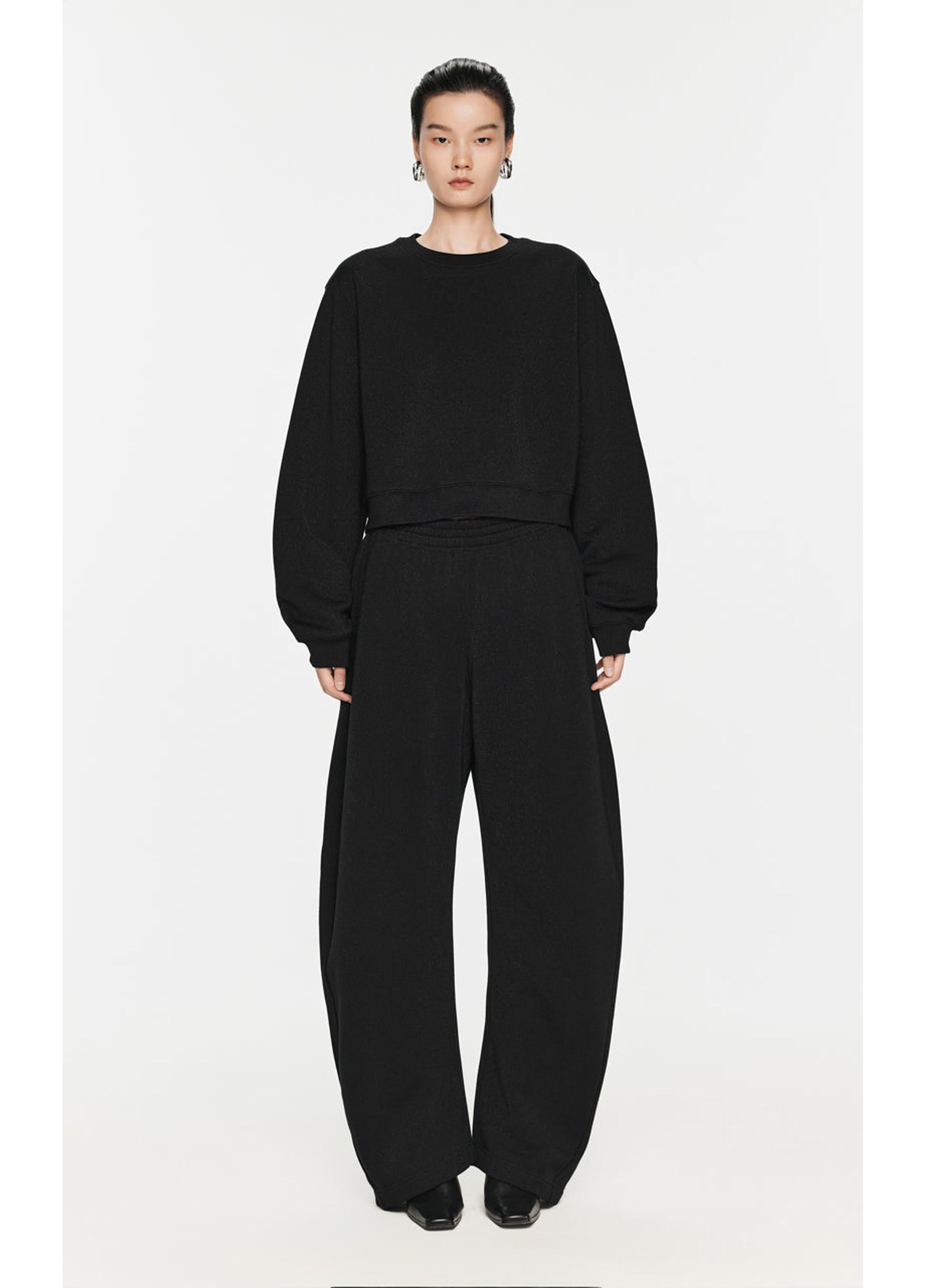 Pantaloni casual a banana scintillanti